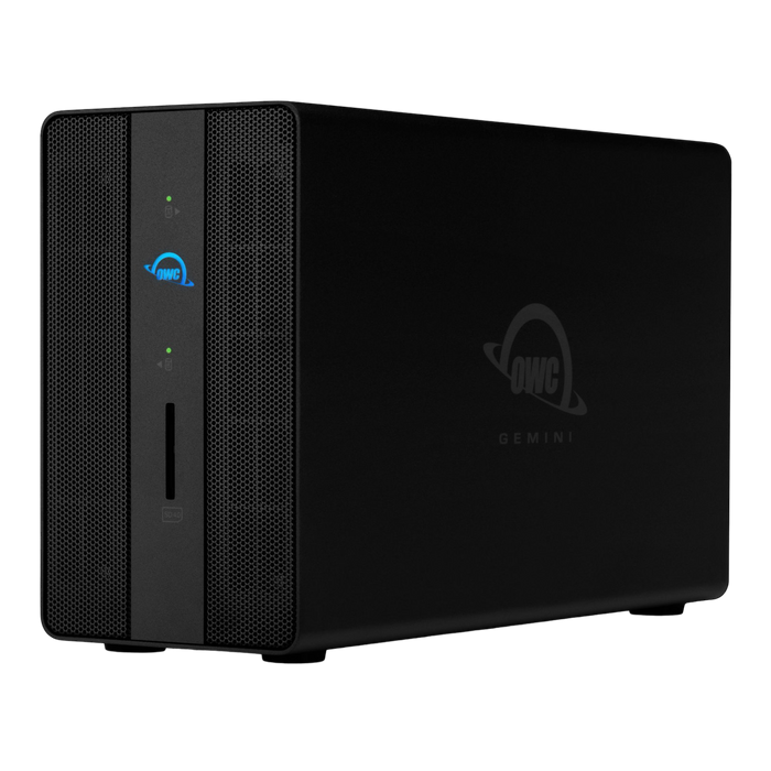 OWC 4TB Gemini Dock and Dual-Drive HDD RAID External Storage Solution