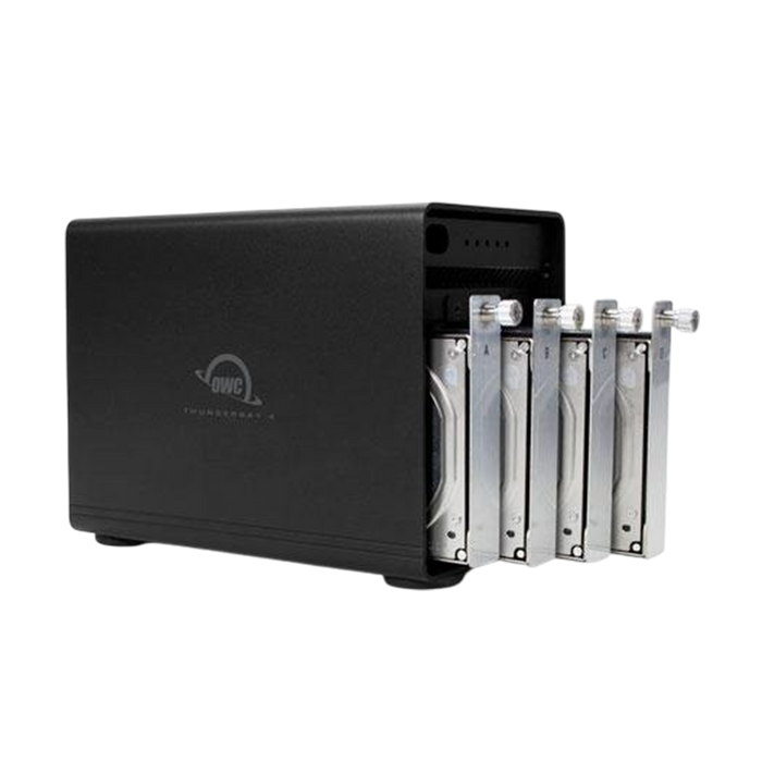 OWC 96TB ThunderBay 4 Four-Bay Thunderbolt External Storage Solution with Enterprise Drives and SoftRAID XT